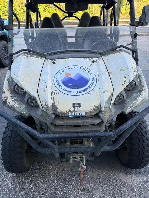 The trail-worn Lemonski Tours buggy ready for a guided North Country ride